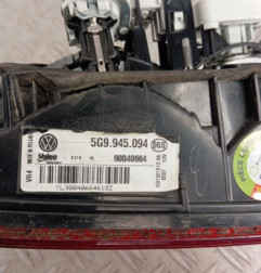 Feu arriere secondaire droit (feux) VOLKSWAGEN GOLF 7 Photo n°4