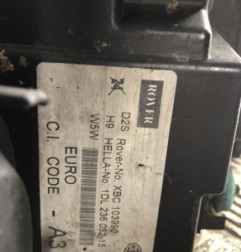 Optique avant principal gauche (feux)(phare) ROVER 75 Photo n°4