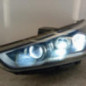 Optique avant principal gauche (feux)(phare) HYUNDAI I 30 3