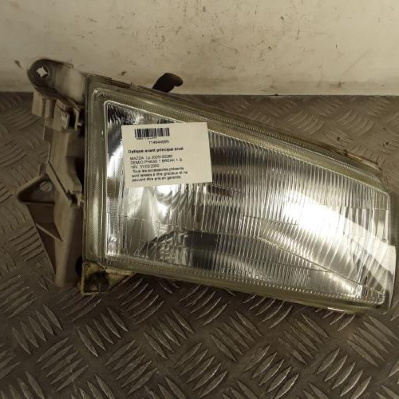 Optique avant principal droit (feux)(phare) MAZDA DEMIO