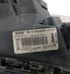 Optique avant principal droit (feux)(phare) BMW SERIE 1 E87