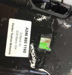 Vase de lave glace MERCEDES CLASSE B 246