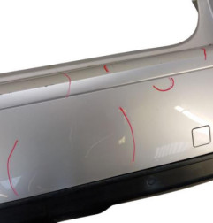 Pare choc arriere CITROEN C5 2 Photo n°3