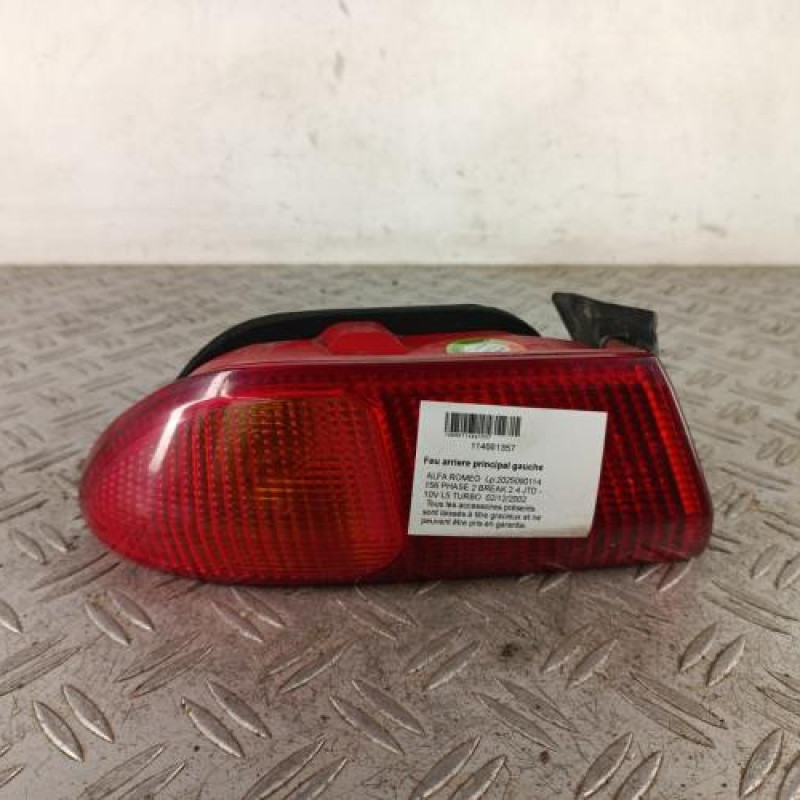 Feu arriere principal gauche (feux) ALFA ROMEO 156