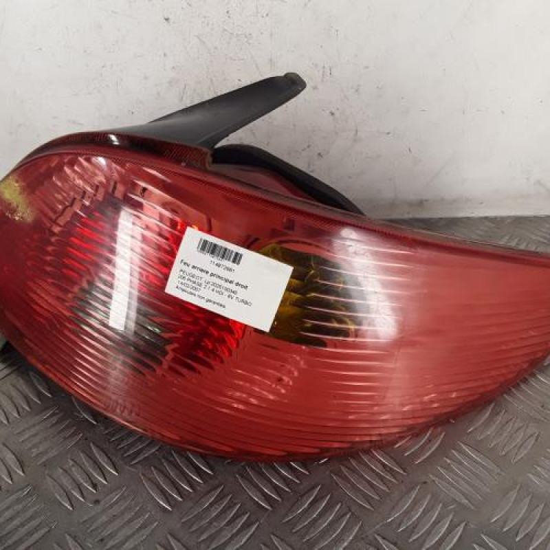 Feu arriere principal droit (feux) PEUGEOT 206