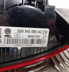 Feu arriere secondaire gauche (feux) VOLKSWAGEN GOLF 7 Photo n°3