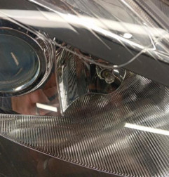 Optique avant principal droit (feux)(phare) RENAULT CLIO 3 Photo n°3