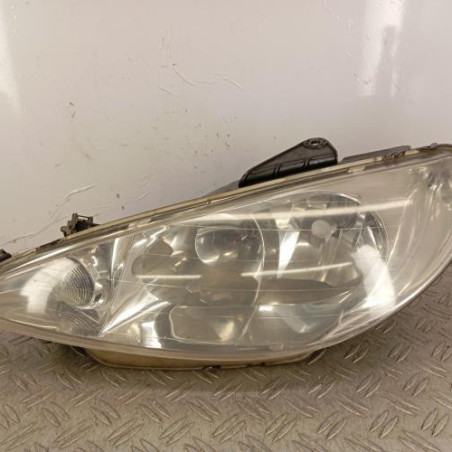 Optique avant principal gauche (feux)(phare) PEUGEOT 206 Photo n°1