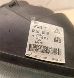 Optique avant principal droit (feux)(phare) FORD FOCUS 2 Photo n°3