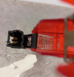 Feu arriere stop central RENAULT CLIO 3 Photo n°3