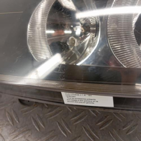 Optique avant principal gauche (feux)(phare) RENAULT CLIO 2