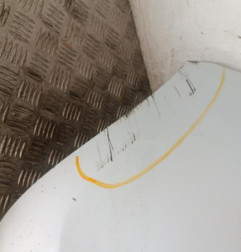 Pare choc arriere RENAULT CLIO 3 Photo n°5