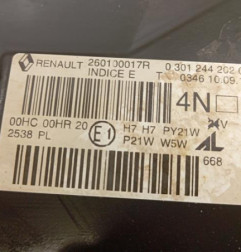 Optique avant principal droit (feux)(phare) RENAULT MEGANE 3 Photo n°6