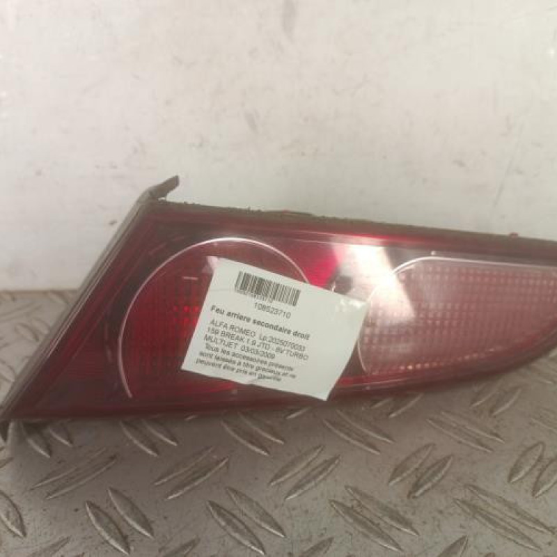 Feu arriere secondaire droit (feux) ALFA ROMEO 159