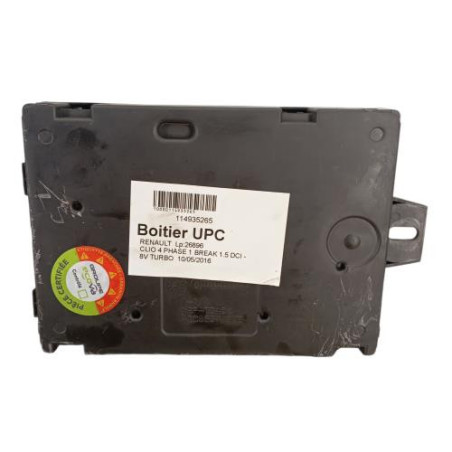 Boitier UPC RENAULT CLIO 4