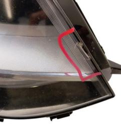 Optique avant principal droit (feux)(phare) VOLKSWAGEN SHARAN 2