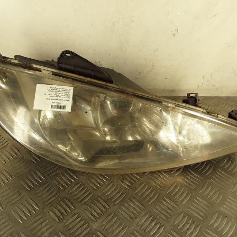 Optique avant principal droit (feux)(phare) PEUGEOT 206