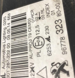 Optique avant principal droit (feux)(phare) PEUGEOT 308 2 SW Photo n°4