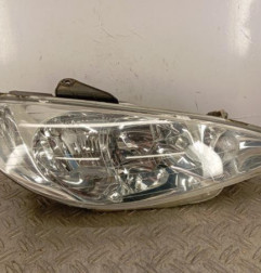Optique avant principal droit (feux)(phare) PEUGEOT 206 Photo n°1