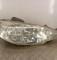 Optique avant principal droit (feux)(phare) PEUGEOT 206 Photo n°1