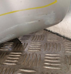 Pare choc avant RENAULT MEGANE 2 Photo n°8