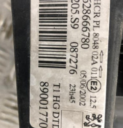 Optique avant principal droit (feux)(phare) PEUGEOT 206 Photo n°3