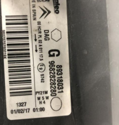 Optique avant principal gauche (feux)(phare) CITROEN BERLINGO 2 Photo n°3