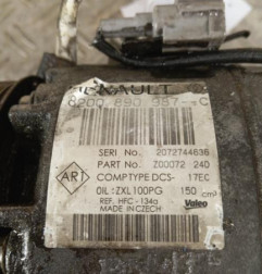Compresseur clim RENAULT LAGUNA 3 Photo n°5