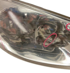 Optique avant principal droit (feux)(phare) PEUGEOT 206