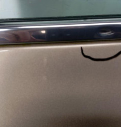 Porte avant gauche RENAULT MEGANE 4 Photo n°3