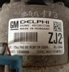 Compresseur clim OPEL ASTRA J SPORTS Photo n°4