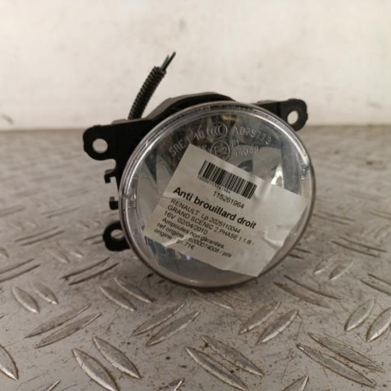 Anti brouillard droit (feux) RENAULT GRAND SCENIC 2