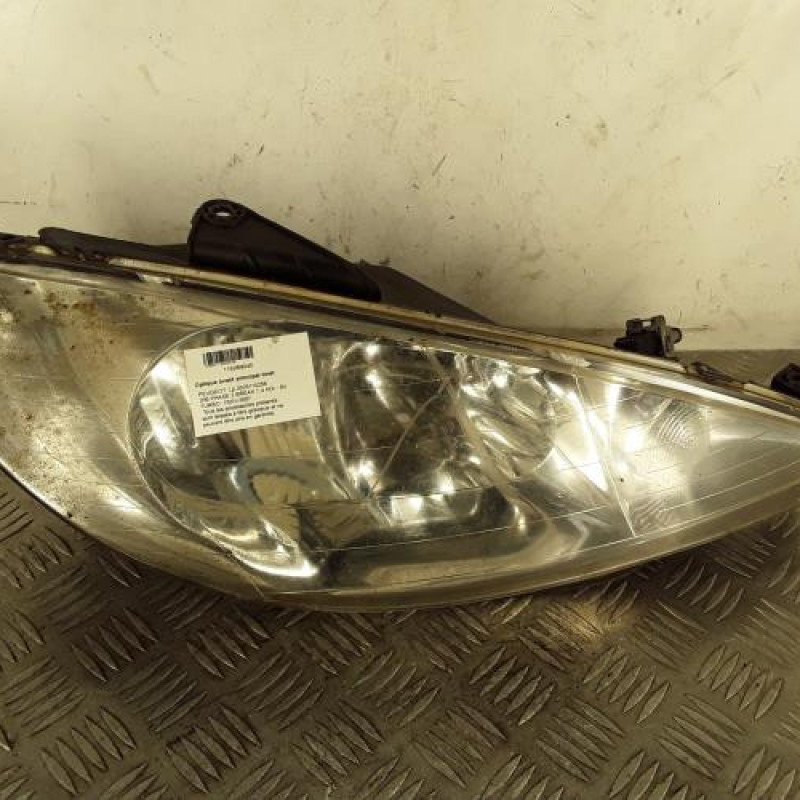 Optique avant principal droit (feux)(phare) PEUGEOT 206