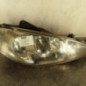 Optique avant principal droit (feux)(phare) PEUGEOT 206