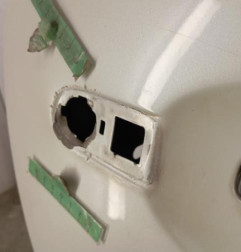 Porte avant droit RENAULT LAGUNA 3 Photo n°4