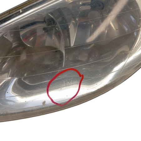 Optique avant principal gauche (feux)(phare) PEUGEOT 206