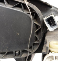 Optique avant principal gauche (feux)(phare) PEUGEOT 206 Photo n°4