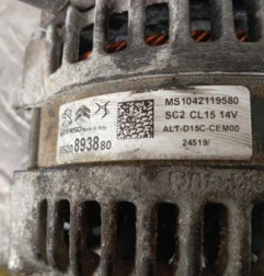 Alternateur CITROEN C3 AIRCROSS 1 Photo n°4