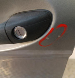 Porte avant gauche MERCEDES CLASSE A 169 Photo n°3