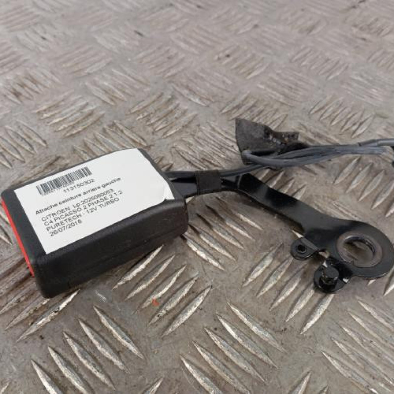 Attache ceinture arriere gauche CITROEN C4 PICASSO 2