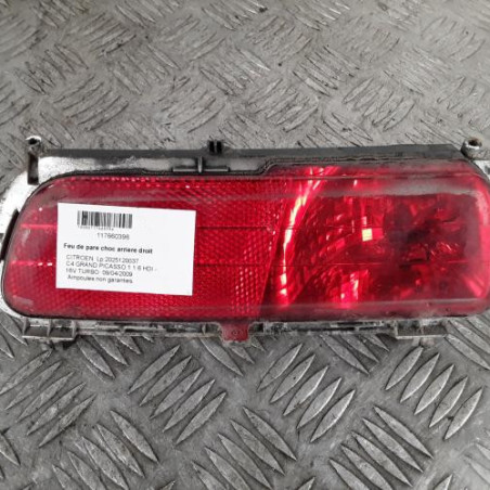 Feu de pare choc arriere droit CITROEN C4 GRAND PICASSO 1 Photo n°1