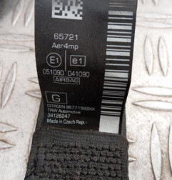 Ceinture avant gauche CITROEN C3 2 Photo n°6
