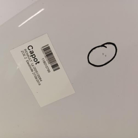 Capot RENAULT ZOE 2