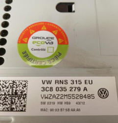 Afficheur VOLKSWAGEN TOURAN 2 Photo n°6