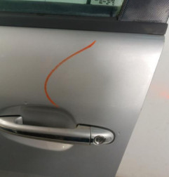 Porte avant gauche MERCEDES CLASSE A 168 Photo n°5