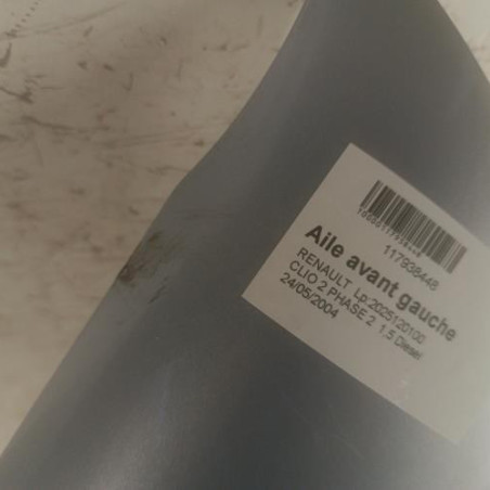 Aile avant gauche RENAULT CLIO 2