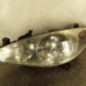 Optique avant principal gauche (feux)(phare) PEUGEOT 307
