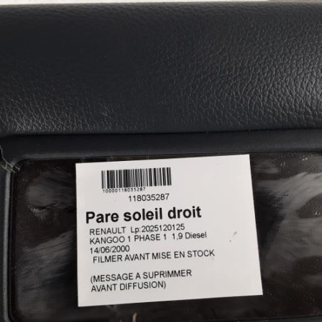Pare soleil droit RENAULT KANGOO 1