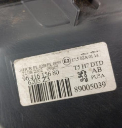 Optique avant principal droit (feux)(phare) PEUGEOT 307 Photo n°7