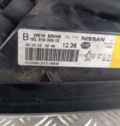 Optique avant principal droit (feux)(phare) NISSAN QASHQAI 1 Photo n°3